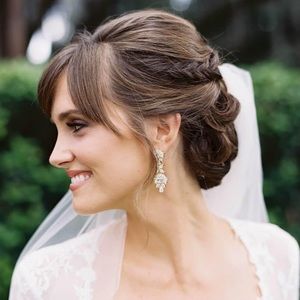 BHLDN floral wedding earrings